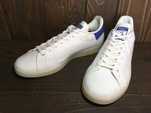 ★adidas アディダス Stan Smith スタンスミス PRIME ブルー 白×青 2021年製 29.0cm Used 検 スーパースター テニス スニーカー