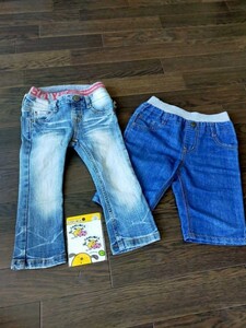 送料無料　95　長ズボン　半ズボン　JUNK STORE　ジーンズ　ジーパン　デニム　子ども 子供