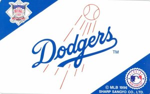 ★ロサンゼルス・ドジャース　ナショナルリーグ西地区　MLB★テレカ５０度数未使用sy_175