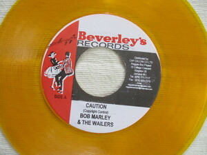 BOB MARLEY 7！CAUTION, STOP THE TRAIN, JA 7インチ EP, オレンジ, 美盤