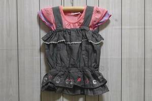 新品☆めちゃ可愛い♪ミニk☆半Ｔ＆チュニック☆100☆Ｋ7