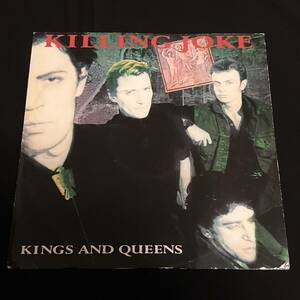 KILLING JOKE キリング・ジョーク「KINGS AND QUEENS /THE MADDING CROWD」3曲入り　１２inch レコード １９８５年