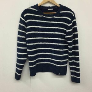 BAYFLOW 3 ベイフロー ニット、セーター 長袖 Knit Sweater 青 / ブルー / X 白 / ホワイト / 10072317