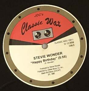 Stevie Wonder- Happy Birthday B/W Dennis Edwards - Don