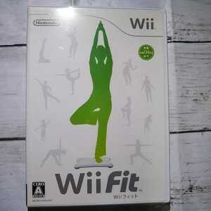 任天堂 Wiiソフト Wii Fit 取扱説明書付