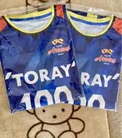 TORAY アローズ ユニフォーム風 応援Tシャツ　2枚セット