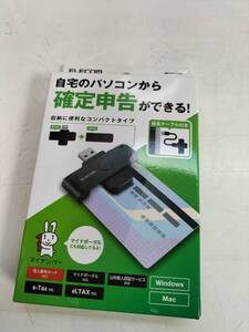 ELECOM ICカードリーダー MR-ICD102BK 