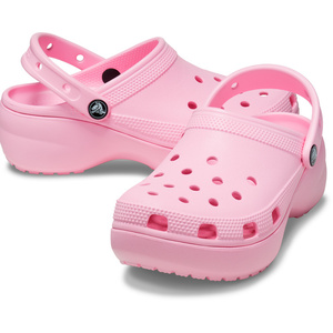 クロックス クラシック プラットフォーム クロッグ ウィメン W6(22.0cm) フラミンゴ #206750-6S0 CROCS 新品 未使用