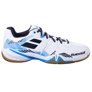 Babolat バボラ 26.5cm バドミントン シューズ メンズ Shadow Spirit Men 30F22641 ホワイト×ブラック [管理:1400001840]