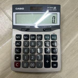 ●1-7●電卓　CASIO DF-120V 事務用品