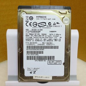 HD4637★HITACHI★2.5インチHDD★500GB★HTS545050B9A300★即決！