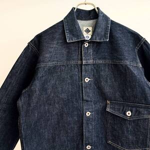 希少《 Mint Condition / Old Model 》90s 極上品【 POST OVERALLS 506 型 インディゴ デニム ジャケット アメリカ製 S ビンテージ 】