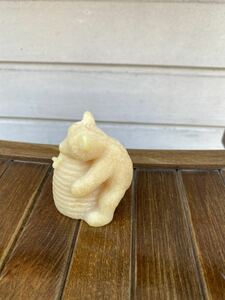 上質　アメリカ製　養蜂家　蜜蝋100% キャンドル　熊　ベアー　ビーズワックス　beeswax candle america