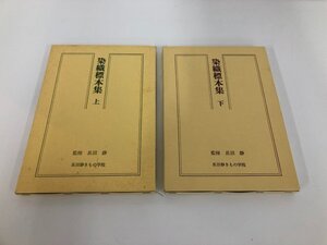 ▼　【計 2冊 上下巻 染織標本集 監修 長沼静 1994年 長沼静きもの学院】161-02411