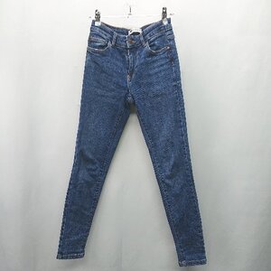 ◇ Θ ZARA ザラ スキニー デニムパンツ サイズ 2 ブルー系 レディース E