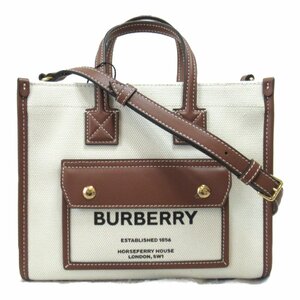 バーバリー 2wayショルダーバッグ ブランドオフ BURBERRY キャンバス 2wayショルダーバッグ キャンバス/レザー