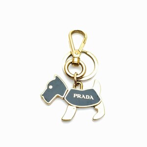 キーホルダー　 キーリング　 PRADA　 チャーム　 プラダ　 犬　 ドッグ　 バッグチャーム　メモA８