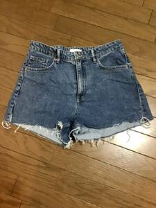 美品【H＆M/エイチアンドエム】デニムショートパンツ/40★レディース★USED