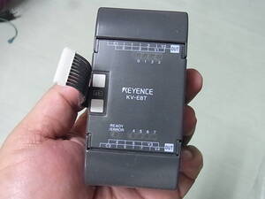 キーエンス(KEYNECE)　PLC拡張モジュール KV-E8T ＊中古長期保管品