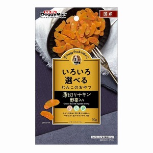 ドギーマン ドギースナックバリュー 薄切りチキン 野菜入り 50g 犬用おやつ