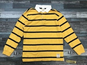 OLD NAVY オールドネイビー キッズ ボーダー ラガーシャツ 12 黄紺