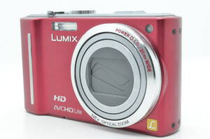 【外観特上級】Panasonic パナソニック デジカメ LUMIX DMC-TZ10 レッド　#s12953