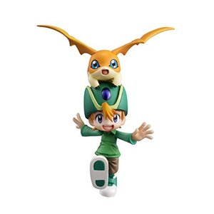 【中古】 G.E.M.シリーズ デジモンアドベンチャー 高石タケル&パタモン (再販) 約11cm PVC製 塗装済み完