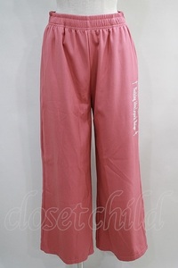 NieR Clothing / ロゴ刺繍入り PINK WIDE PANTS ピンク H-24-09-05-1036-PU-PA-KB-ZH