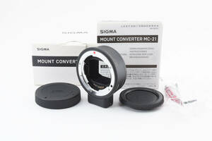 ★極上美品★ SIGMA シグマ MOUNT CONVERTER MC-21 マウントコンバーター SA-L LEICA ライカLマウント用 #1426