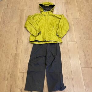 AXSEQUIN Super PacLite Rain Suit レインスーツ 上下セット 超軽量GORE-TEX PACKLITE ゴアテックス　パックライト　men‘s L 467g