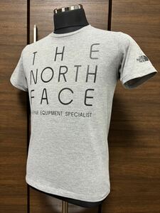 THE NORTH FACE(ザ・ノースフェイス） S/S TNF TEE（TNFティー）ブランドプリントTシャツ NT31780 グレー S 人気モデル！ GOLDWIN正規品
