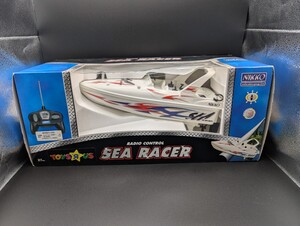 未使用 美品 保管品【NIKKO トイザらス RADIO CONTROL SEA RACER 27MHz MAX 40Km/h】ニッコー シーレース ラジコン おもちゃ ボートレース