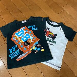 ミキハウス☆ DOUBLE.B ☆tシャツ☆80☆ミキハウス☆ダブルB ☆セット☆長袖Tシャツ