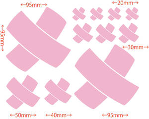  絆創膏 バンドエイド・2 カッティングステッカー 耐水・耐候 車やバイクのワンポイントやキズ隠しに