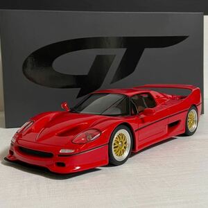 ★GTスピリット／GT_SPIRIT：1/18 ★フェラーリ F50／FERRARI F50 KOENIG SPECIALS (RED) ◎ネジ・パーツ欠品！ ★999台限定品 ☆used