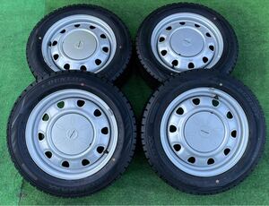 TOPY 15インチ 5.5J 100/114.3-4穴＆ DUNLOP 175/65R15 4本セット★アクア ヴィッツ ポルテ スペイド フィット キューブ等に★AN 58