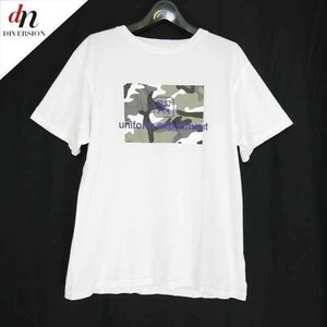 17SS uniform experiment ユニフォームエクスペリメント CAMOUFLAGE BOX LOGO TEE 半袖 カモフラ迷彩 ボックスロゴ Tシャツ カットソー 1