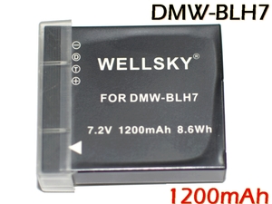 DMW-BLH7 互換バッテリー 1200mAh 純正 充電器で充電可 残量表示可能 純正品と同じよう使用可能 Panasonic パナソニック DMC-GF7