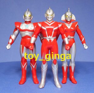 即決ウルトラヒーローシリーズ ウルトラマンUSA 3種 中古品　ウルトラマンチャック　ウルトラマンスコット　ウルトラウーマンベス