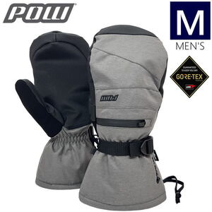 ○22-23 POW WAYBACK GORE-TEX LONG MITTEN（ライナー無） カラー:GREY Mサイズ パウ グローブスキー スノーボード