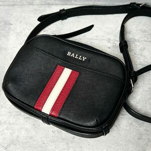 【極美品/現行モデル】BALLY バリー メンズ ビジネス ショルダーバッグ ウエストバッグ 斜め掛け 2way レザー ボディトレスポ ブラック