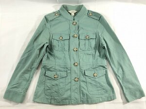 美品 エルエルビーン L.L.Bean 長袖 ジャケット S ミントグリーン ストレッチ〇 レディース