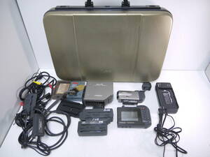 103 Victor VHS VIDEO SYSTEM COMPO ビクター S-VHF-C ビデオデッキ レコーダー SC-D01/モニター SC-M01/カメラ SC-C01