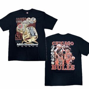 9251 NBA シカゴ ブルズ 両面プリントTシャツ マイケルジョーダン XL