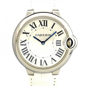 カルティエ Cartier バロンブルー MM W6920087 シルバー文字盤 アウトレット 腕時計 メンズ