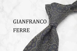 【美品】GIANFRANCO FERRE ジャンフランコフェレ A-1043 ITALY イタリア製 ブランド ネクタイ 良品 古着 卸 USED オールド SILK