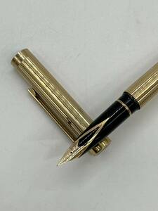 【 GOLD ELECTROPLATED SHEAFFER 14K AUST 585 万年筆 】 シェーファー ペン 14 筆記用具 文房具