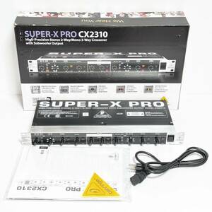 BEHRINGER ベリンガー CX2310 SUPER-X PRO クロスオーバー チャンネルディバイダー