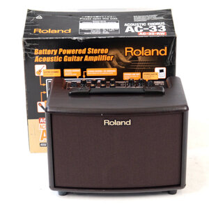 【中古】 アコギアンプ ローランド ROLAND AC-33-RW ローズウッド アコースティックギター用アンプ アコギアンプ