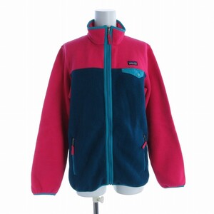 パタゴニア Patagonia 2トーン ライトウェイト シンチラ スナップT フリースジャケット XXL ピンク 水色 ライトブルー16AW 65510